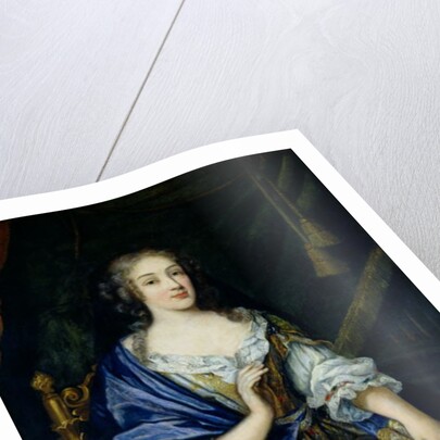 Portrait of Francoise-Louise de la Baume le Blanc Duchesse de Vaujour, called Mademoiselle de la Valliere by Jean Nocret
