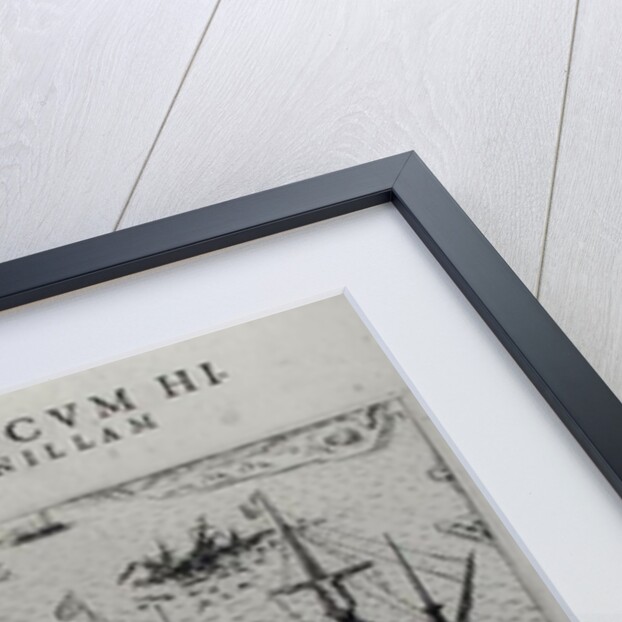 Naval combat between the Dutch and the Spanish off the coast of Manila by Dutch School