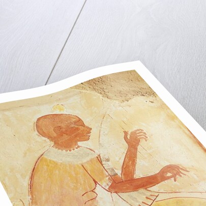 Blind Harpist Singing by Egyptian 18th Dynasty