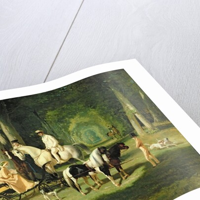 Mr. and Mrs. A Mosselman and their Two Daughters, 1848 by Alfred Dedreux