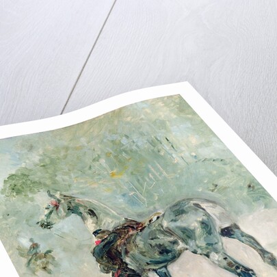 Artilleryman Saddling his Horse, 1879 by Henri de Toulouse-Lautrec