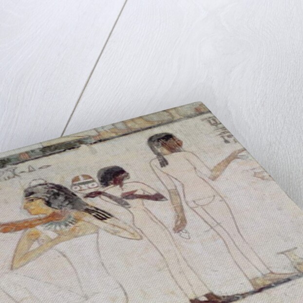 The Toilet of Noblewomen by Egyptian 18th Dynasty
