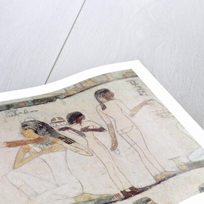 The Toilet of Noblewomen by Egyptian 18th Dynasty