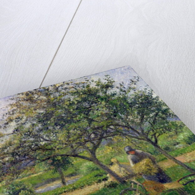 The Wheelbarrow, Orchard, c.1881 by Camille Pissarro