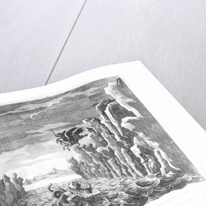 Set design by Torelli for 'Andromede' by Pierre Corneille by Francois Chauveau