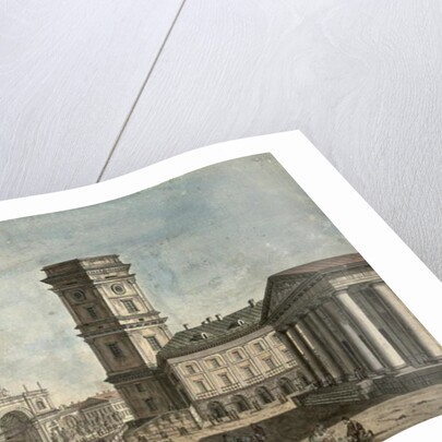 View of Nevsky Prospekt, St. Petersburg, 1810 by Fedor Aleksandrovich Vasiliev