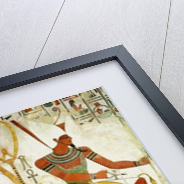 The Gods Osiris and Atum by Egyptian 19th Dynasty