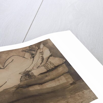 Sleeping Nude by Victor Hugo