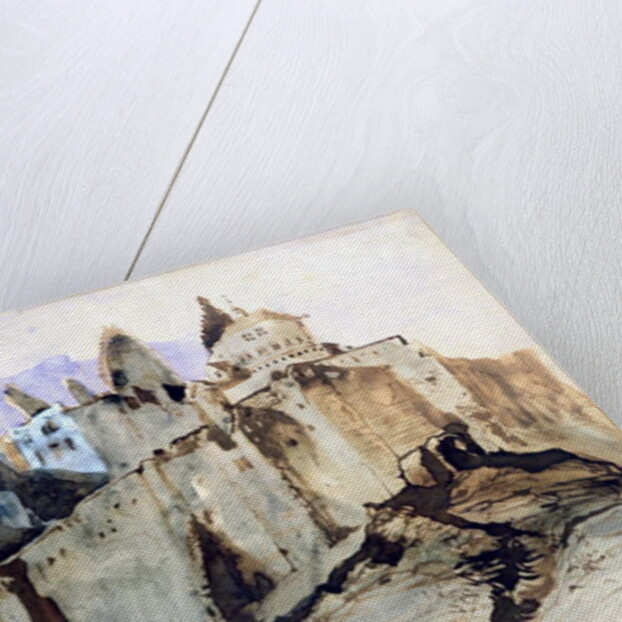 The Chateau of Vianden, 1871 by Victor Hugo