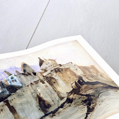 The Chateau of Vianden, 1871 by Victor Hugo