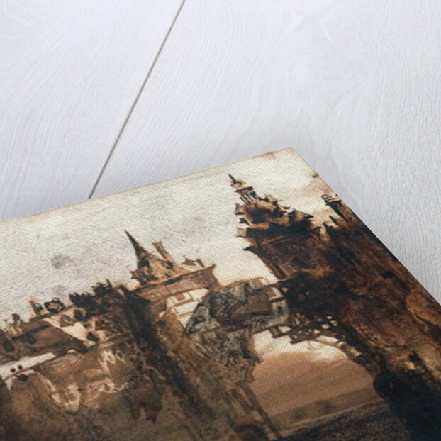 Town with a Broken Bridge by Victor Hugo