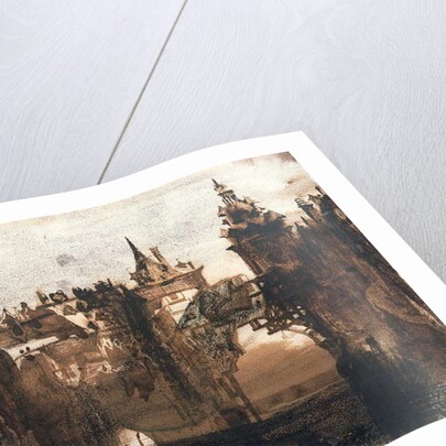 Town with a Broken Bridge by Victor Hugo