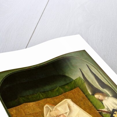 Guigone de Salins, wife of the donor, Chancellor Nicholas Rolin, Kneeling in Prayer by Rogier van der Weyden