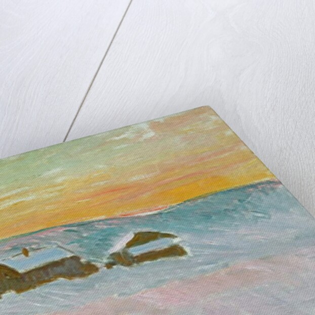 Norwegian Landscape, Blue Houses, 1895 by Claude Monet