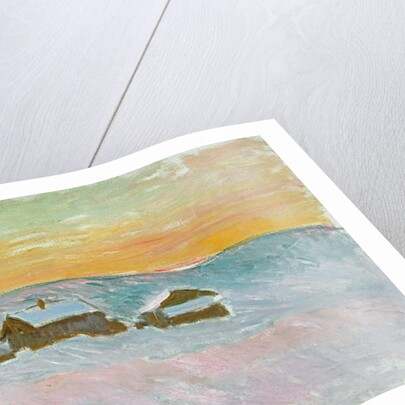 Norwegian Landscape, Blue Houses, 1895 by Claude Monet