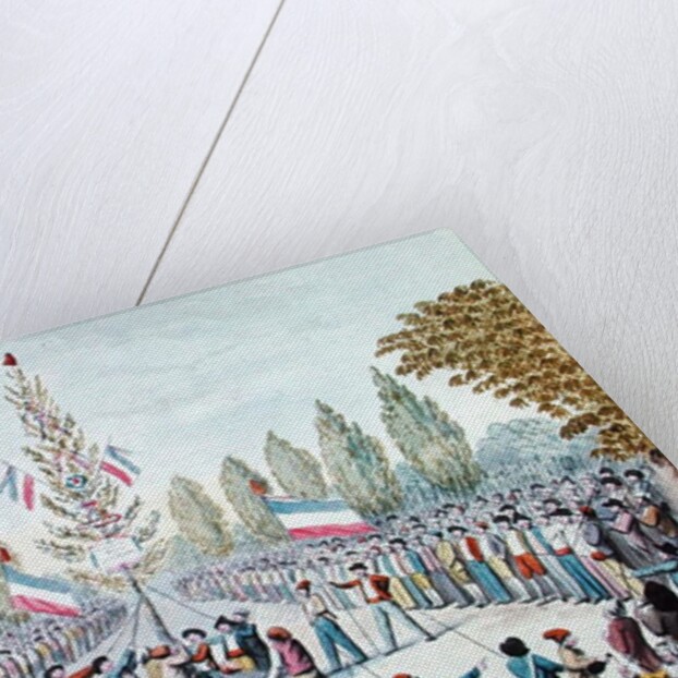 The Plantation of a Liberty Tree during the Revolution, c.1792 by Etienne Bericourt