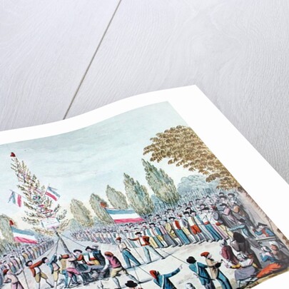 The Plantation of a Liberty Tree during the Revolution, c.1792 by Etienne Bericourt