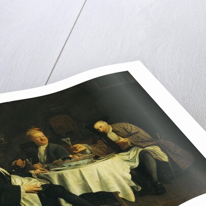 The Poet Alexis Piron at the Table with his Friends, Jean Joseph Vade and Charles Colle by Etienne Jeaurat