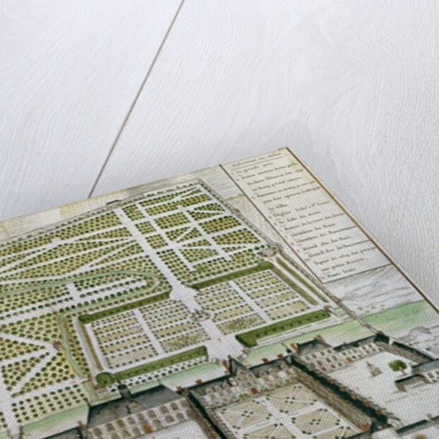 View of the Jesuit College in La Fleche, 1655 by French School