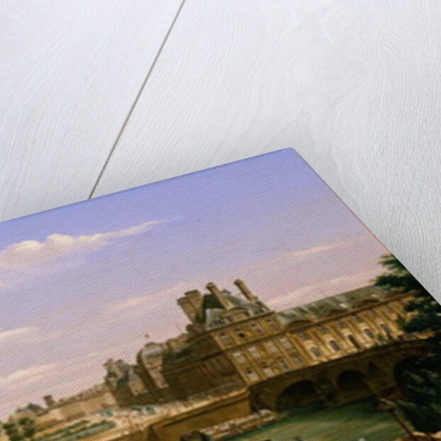 View of the Gardens and Palace of the Tuileries from the Quai d'Orsay, 1813 by Etienne Bouhot