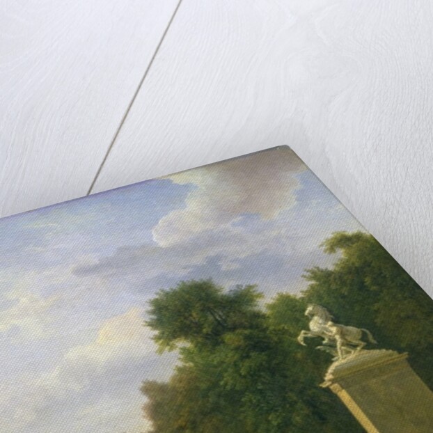 The Entrance to the Champs-Elysees in 1830 by Eustache Francois Duval