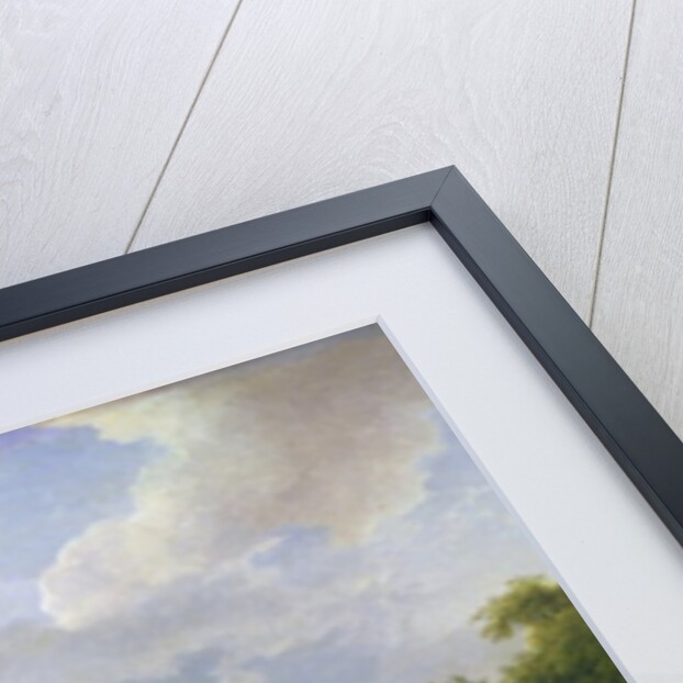 The Entrance to the Champs-Elysees in 1830 by Eustache Francois Duval