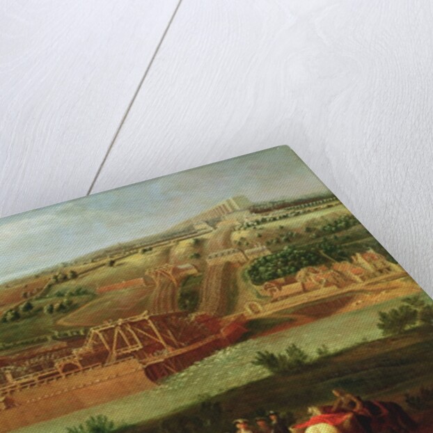 View of the Marly Machine and the Aqueduct at Louveciennes, 1722 by Pierre-Denis Martin