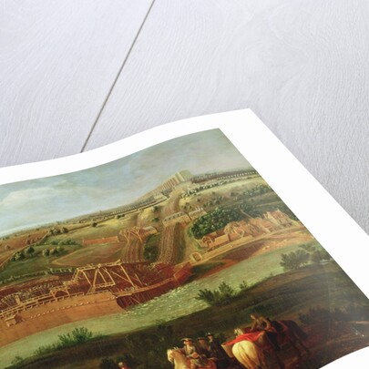View of the Marly Machine and the Aqueduct at Louveciennes, 1722 by Pierre-Denis Martin