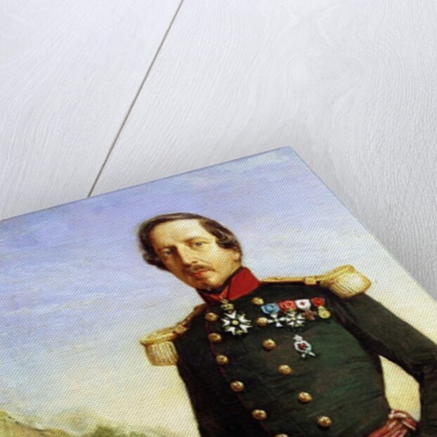 Portrait of Napoleon III 1852 by Felix Francois Barthelemy Genaille