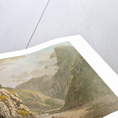 View of the Galerie d'Algaby near the Valais Border, 1811 by Mathias Gabriel Lory