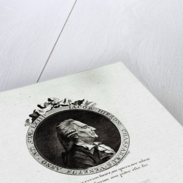 Medallion Portrait of Giacomo Casanova age 63, 1788 by Johann Berka