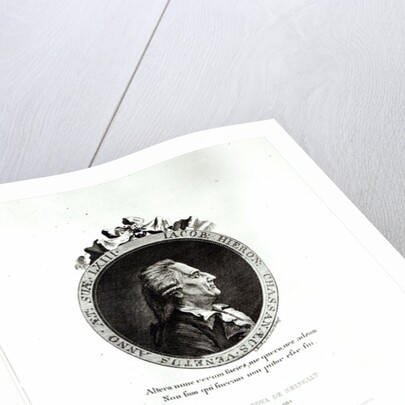 Medallion Portrait of Giacomo Casanova age 63, 1788 by Johann Berka