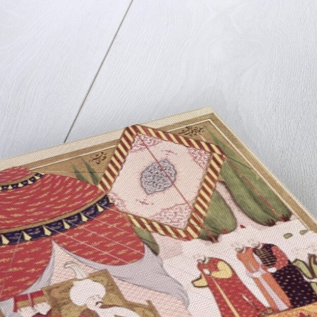 The Coronation of Sultan Selim I from the 'Hunername' by Lokman by Ottoman School