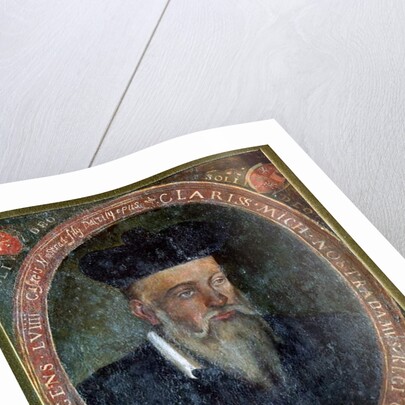 Portrait of Michel de Nostradame by Cesar Nostradamus