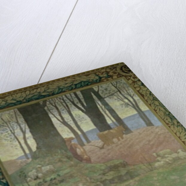 The Childhood of St. Genevieve by Pierre Puvis de Chavannes