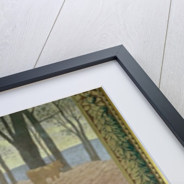 The Childhood of St. Genevieve by Pierre Puvis de Chavannes