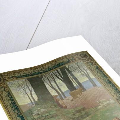 The Childhood of St. Genevieve by Pierre Puvis de Chavannes