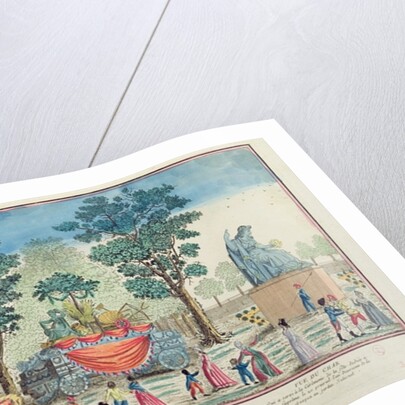 Procession of the Chariot of Agriculture after the 'Day of the Supreme Being', c.1794 by French School