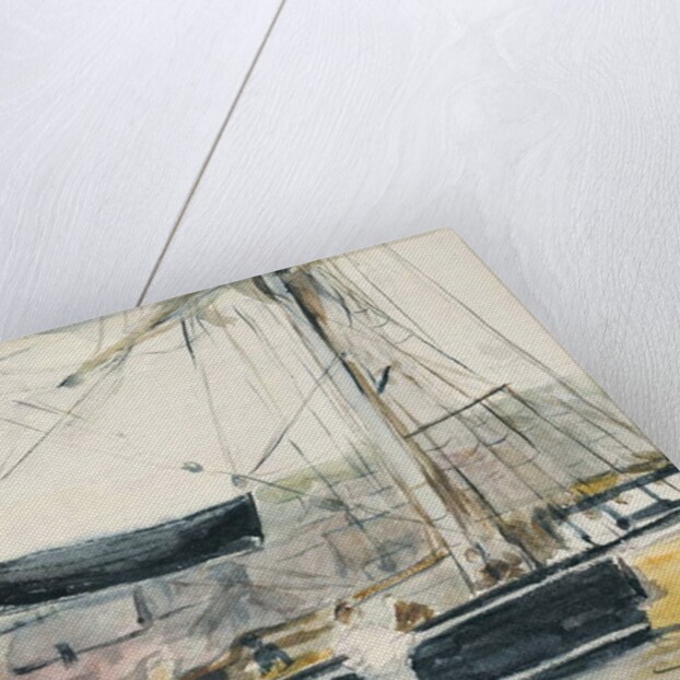 Boat on the Quay, 1875 by Berthe Morisot