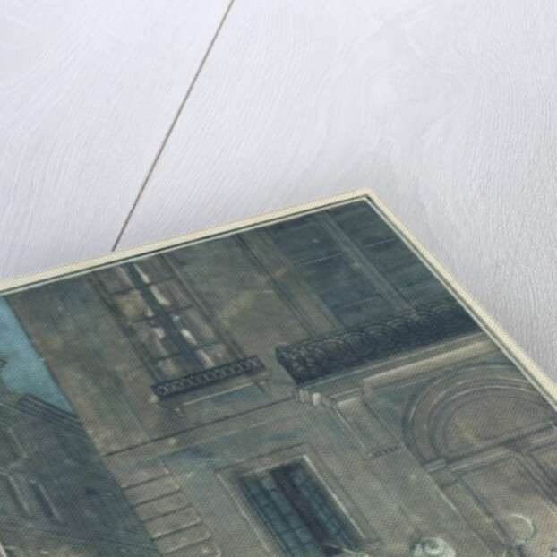 The mob roaming the streets of Paris carrying torches at night in July 1789 by Antoine Louis Francois Sergent-Marceau