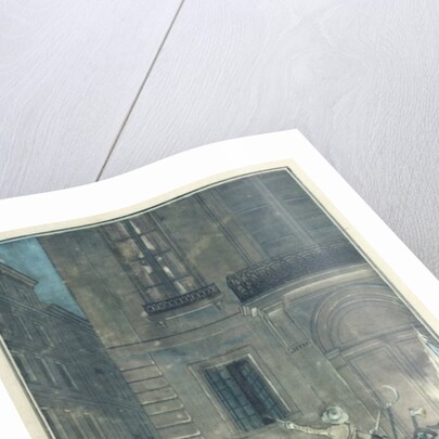 The mob roaming the streets of Paris carrying torches at night in July 1789 by Antoine Louis Francois Sergent-Marceau