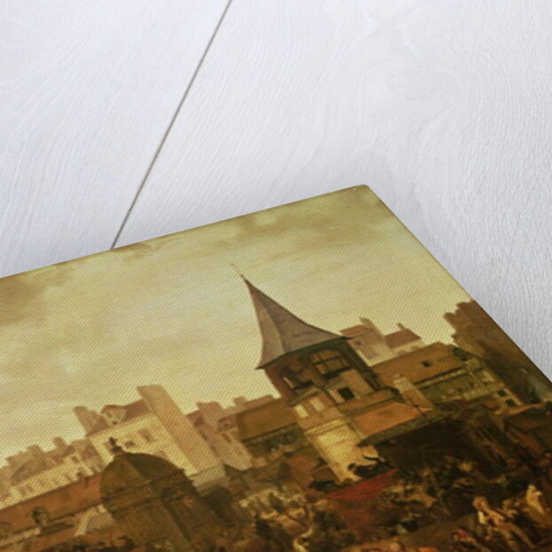 Rejoicing at Les Halles to Celebrate the Birth of Dauphin Louis of France 21st January 1781, 1783 by Philibert Louis Debucourt