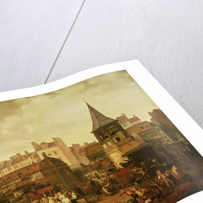 Rejoicing at Les Halles to Celebrate the Birth of Dauphin Louis of France 21st January 1781, 1783 by Philibert Louis Debucourt