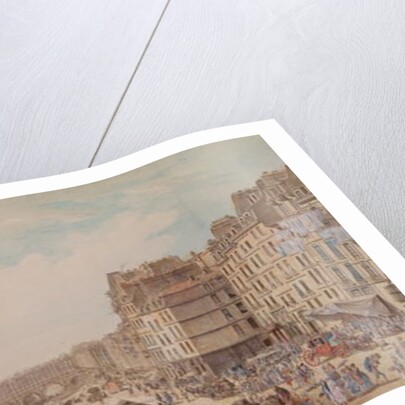 The Port au Ble and the Pont Notre-Dame, 1782 by Louis-Nicolas de Lespinasse