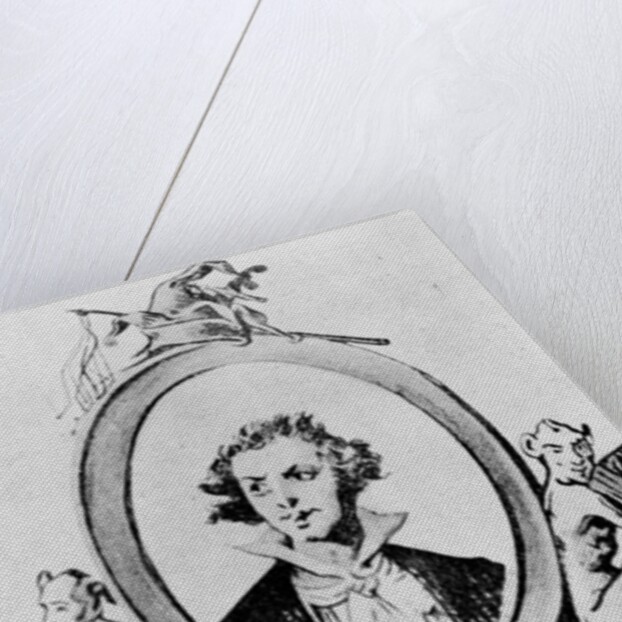 Imaginary Portrait of the Marquis de Sade c.1814-15 by French School