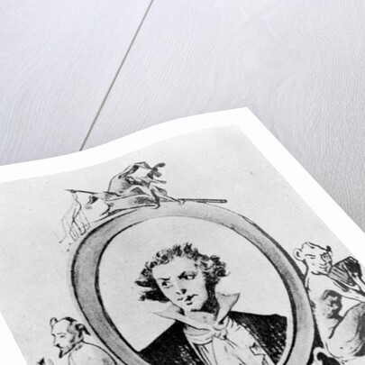 Imaginary Portrait of the Marquis de Sade c.1814-15 by French School