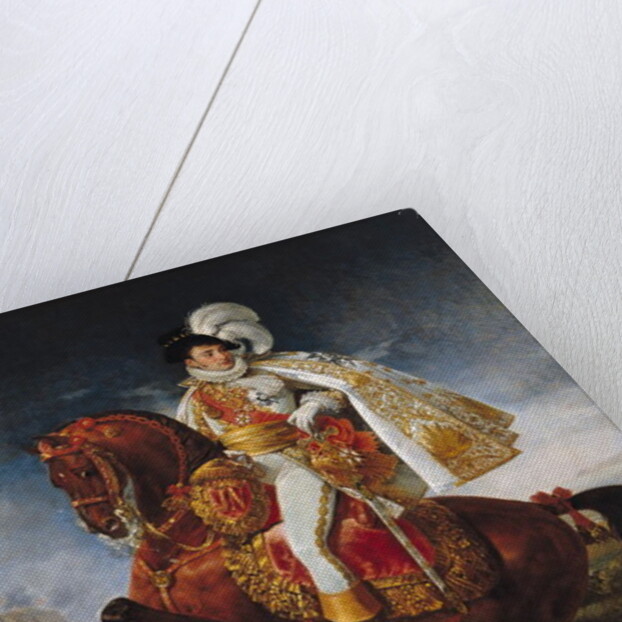 Equestrian Portrait of Jerome Bonaparte 1808 by Baron Antoine Jean Gros