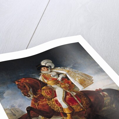 Equestrian Portrait of Jerome Bonaparte 1808 by Baron Antoine Jean Gros