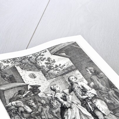 Meeting of Chevalier Des Greux and Manon by Jacques Jean Pasquier