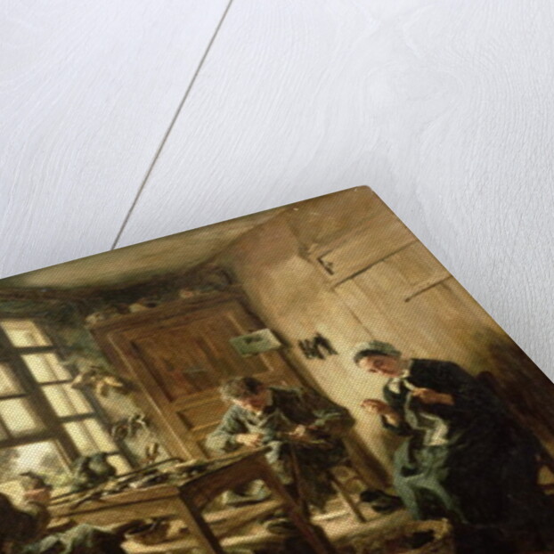 The Cobblers, 1880 by Leon Augustin Lhermitte